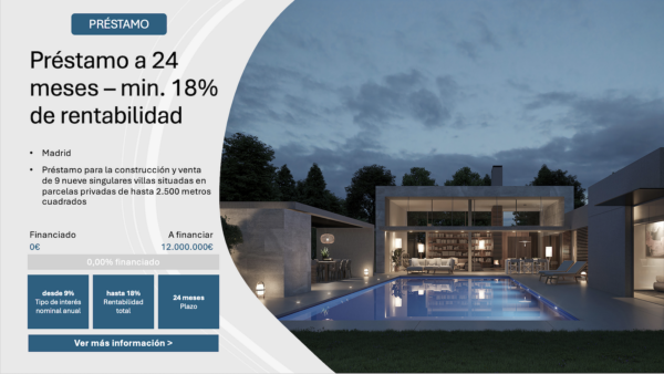Préstamo a 24 meses de €12M con un mínimo de 18% de rentabilidad total con garantía hipotecaria en Madrid capital - Imagen 2